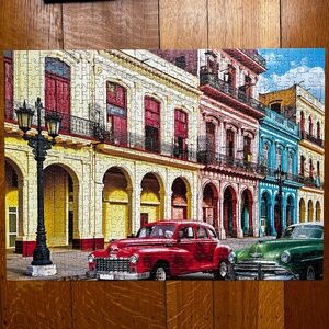 Havana Cuba 500 Piece Puzzle (Architecture & Old Cars)